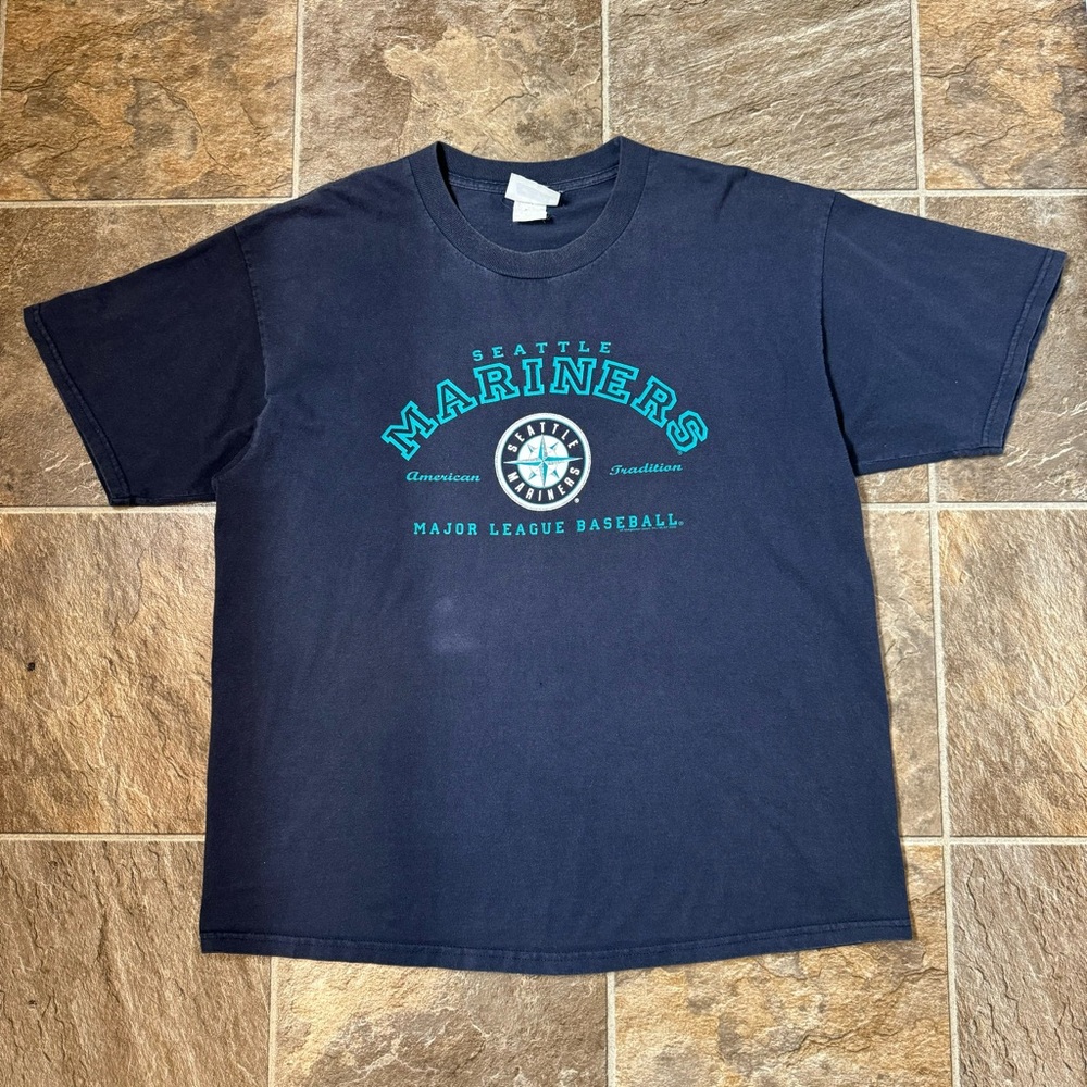 Vintage 2002 Seattle Mariners MLB Club T Shirt Mens Large CSA Tag